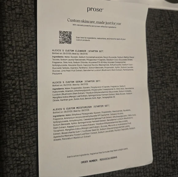 Prose | Custom Skincare Starter Set - Picture 4 of 4
